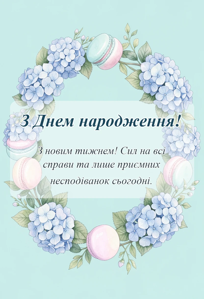 листівка з побажанням - картинки гарного початку тижня