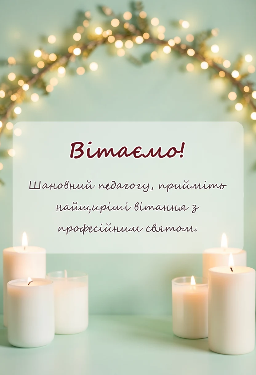 листівка з побажанням - картинки з днем вчителя
