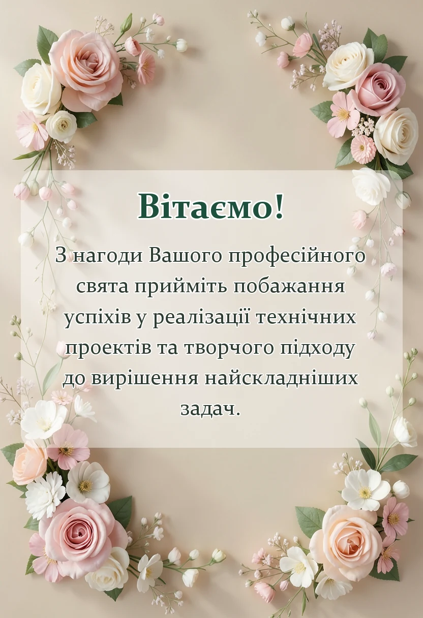 унікальна листівка - привітання з днем програміста
