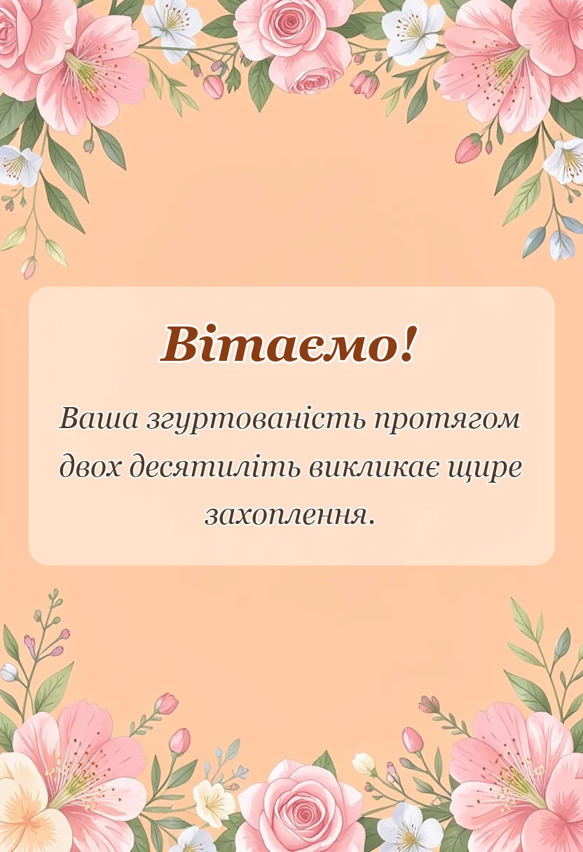 листівка з побажанням - привітання з річницею весілля двадцять років картинки