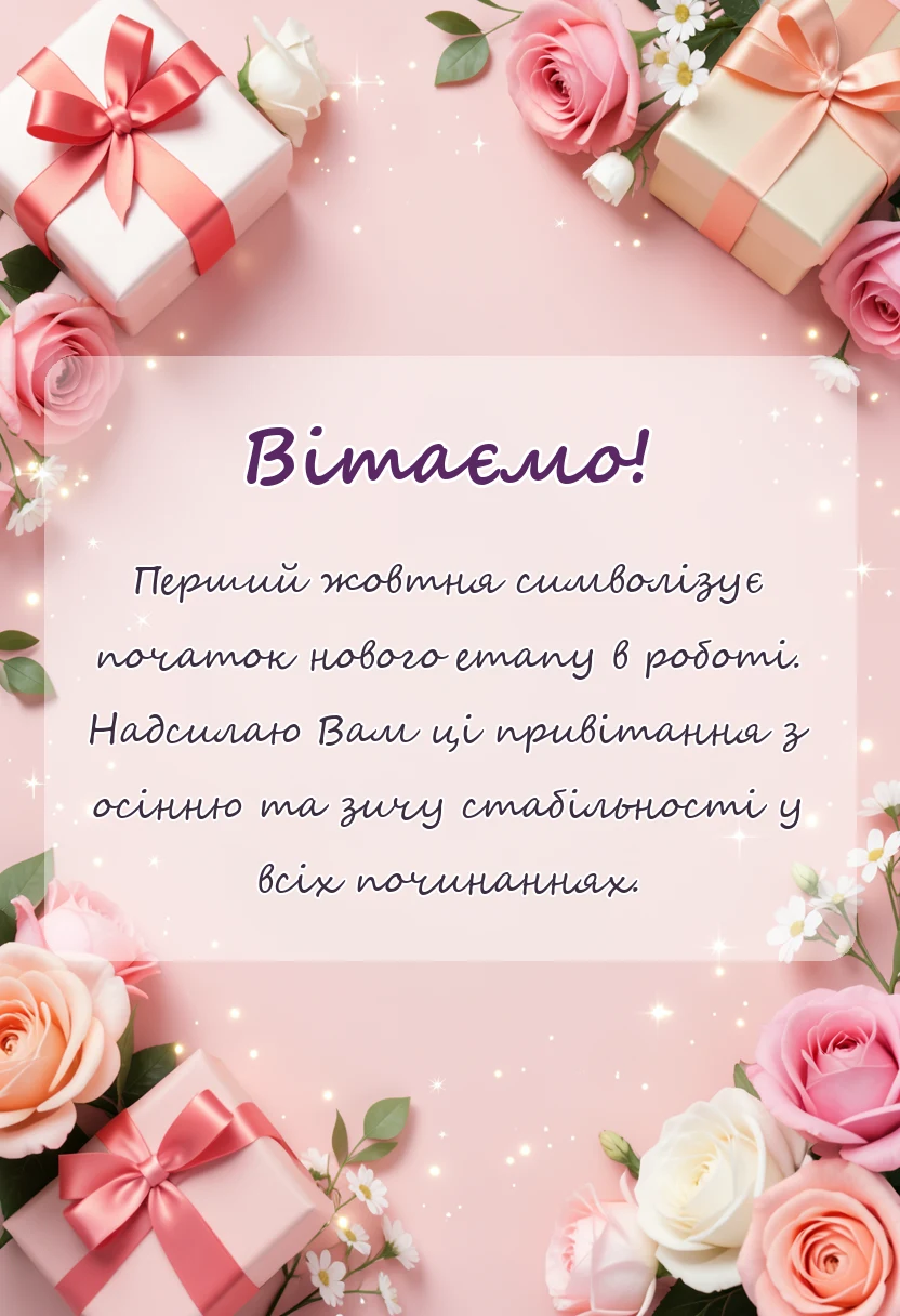 красива листівка: картинки з першим жовтня
