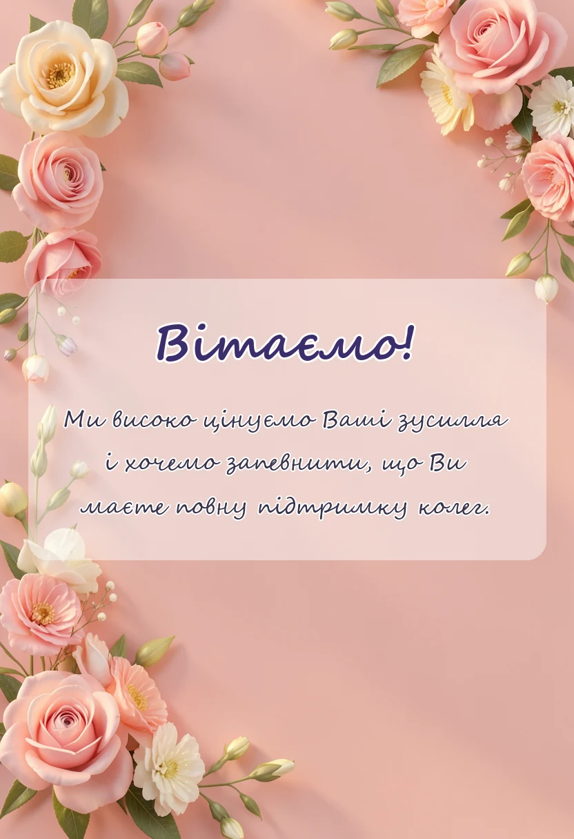 красива листівка: що сказати замість тримайся