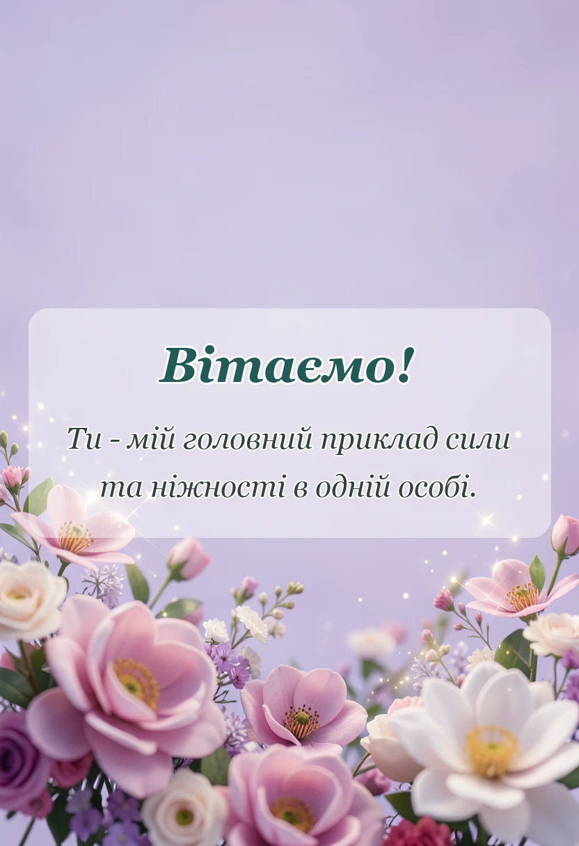 унікальна листівка - слова подяки мамі