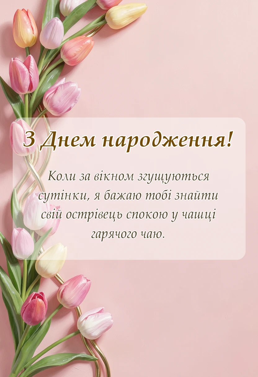 листівка з побажанням - затишного вечора картинки