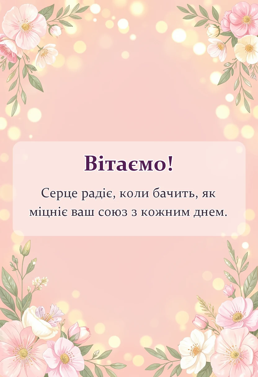 красива листівка: картинки з нікелевим весіллям