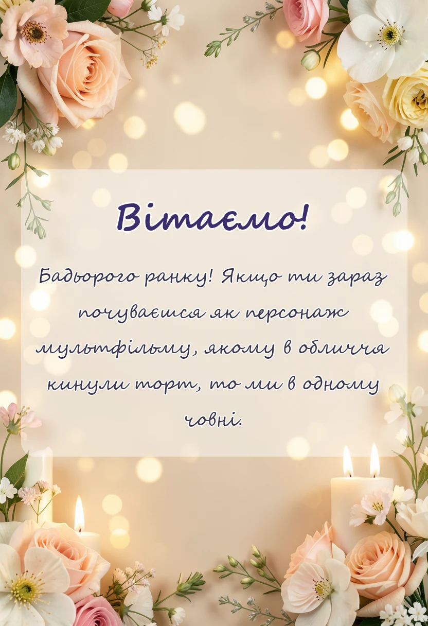 листівка з побажанням - картинки з добрим ранком