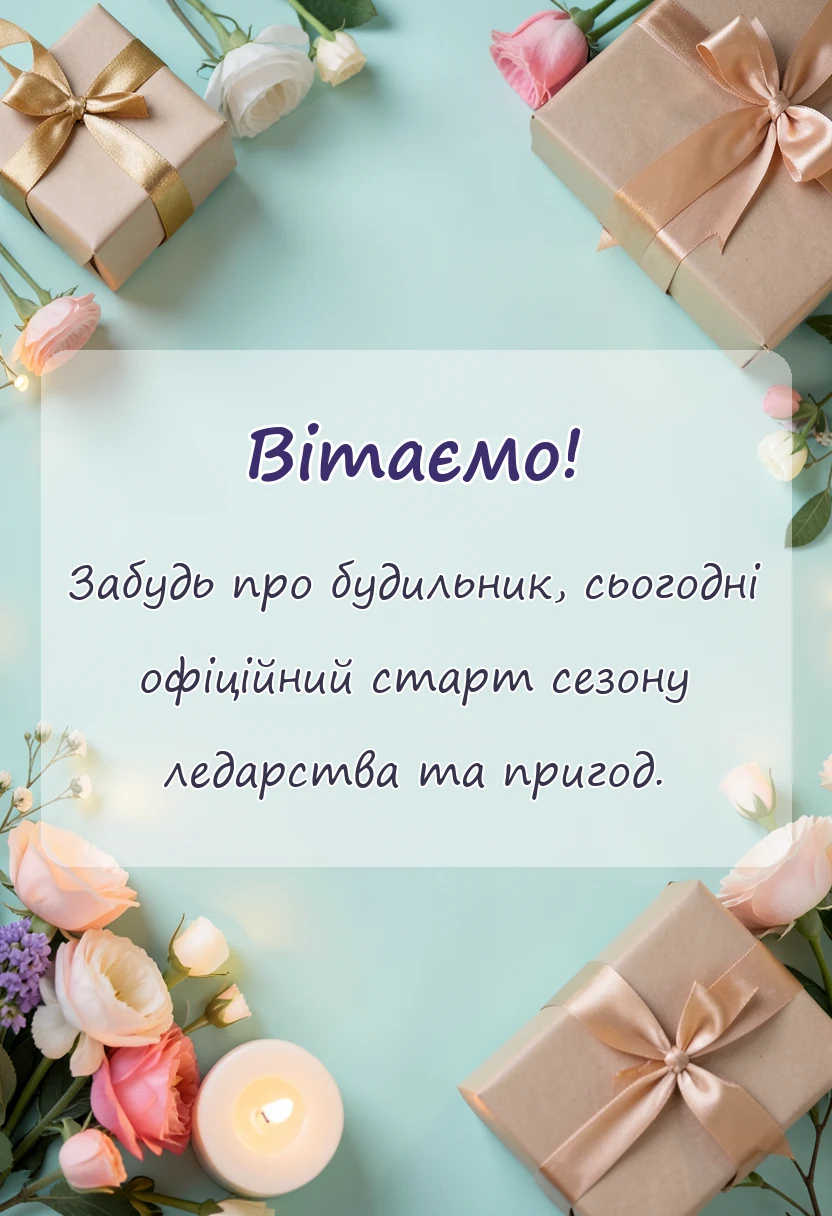 красива листівка: привітання з першим днем літа доброго ранку