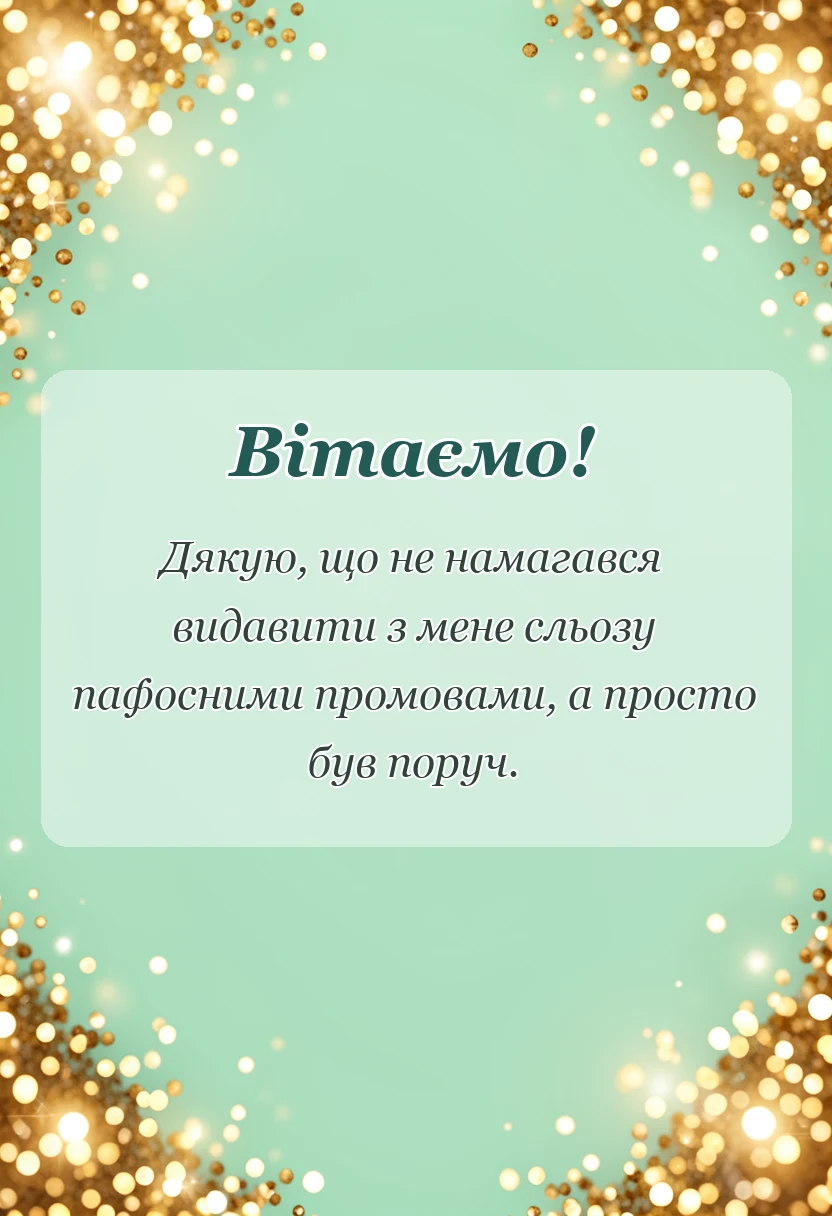 святкова картинка: подяка за співчуття з приводу смерті батька