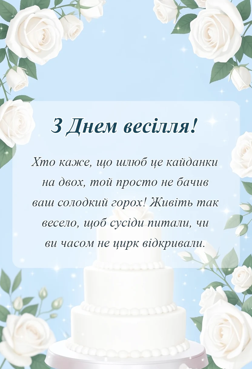 красива листівка: смішні цитати про весілля