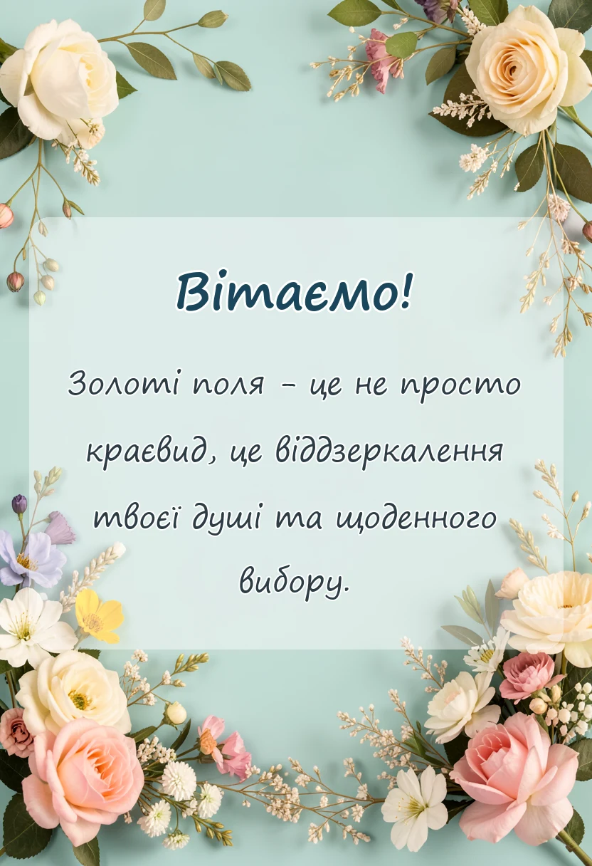 листівка з побажанням - що побажати фермеру