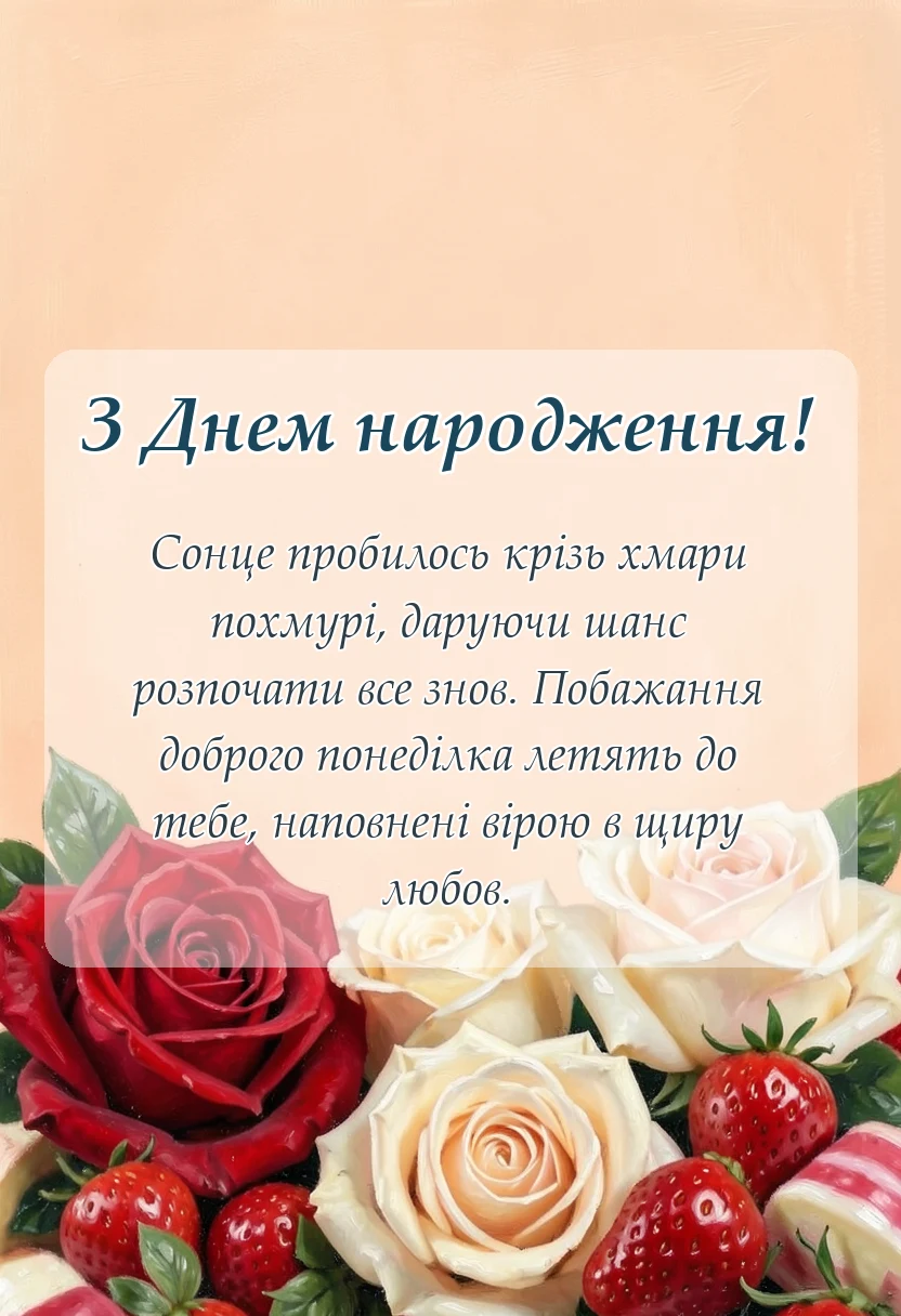 листівка з побажанням - картинки гарного початку тижня