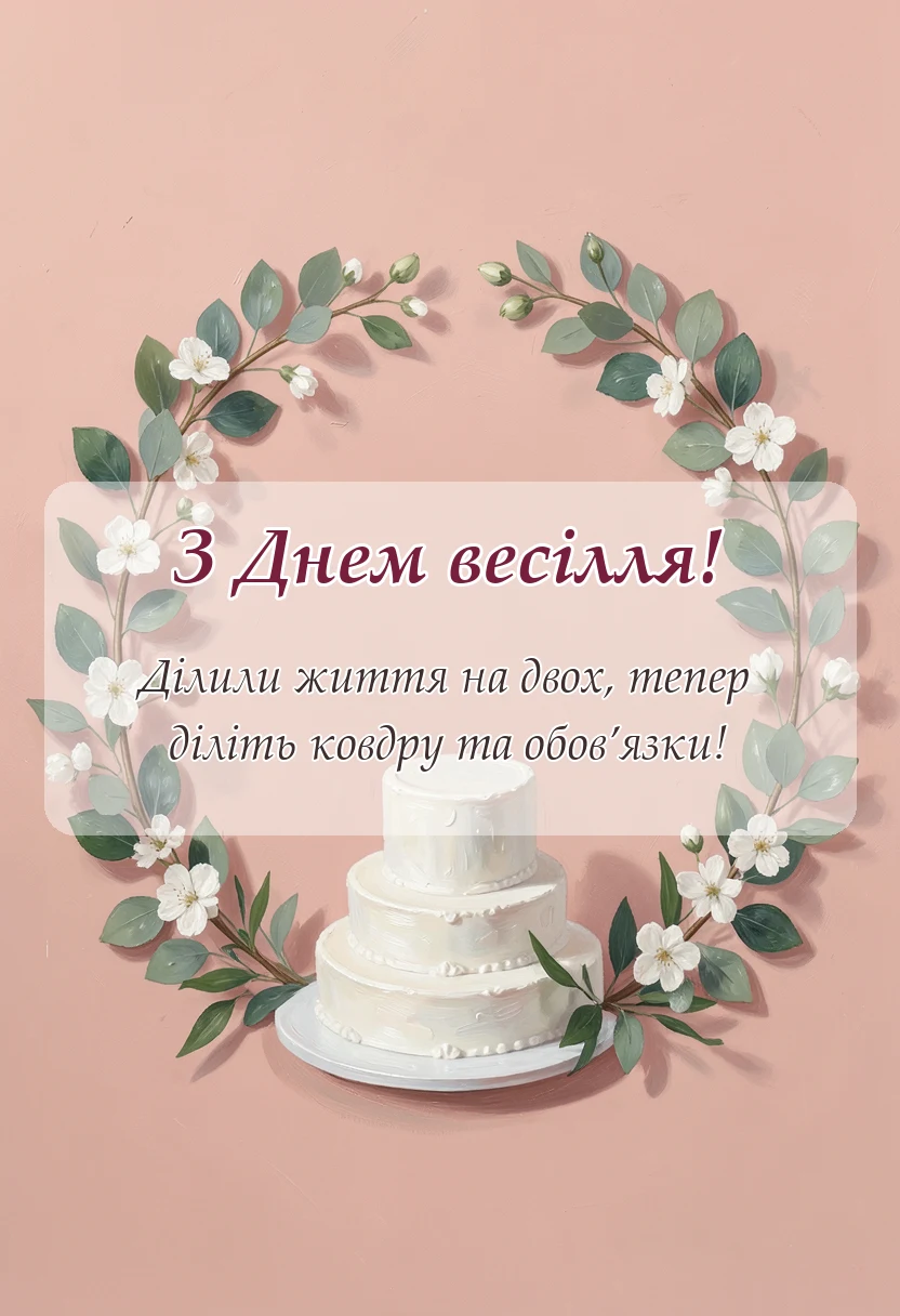 унікальна листівка - смішні цитати про весілля