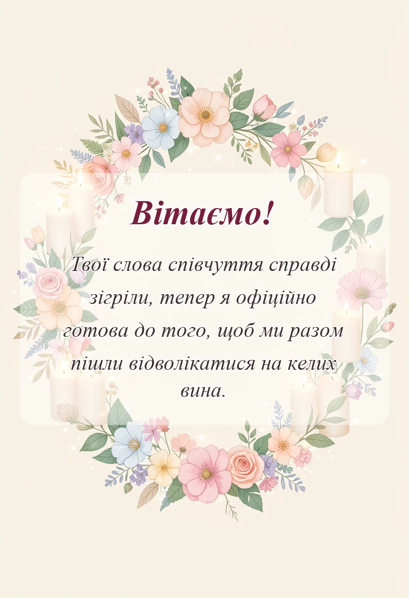листівка з побажанням - подяка за співчуття через смерть мами