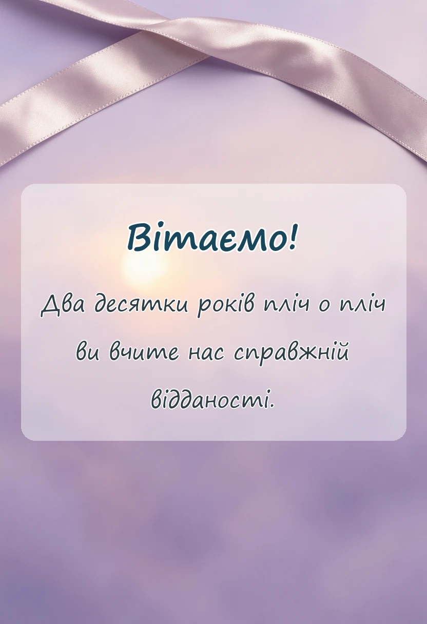вітальна листівка - привітання з річницею весілля двадцять років картинки