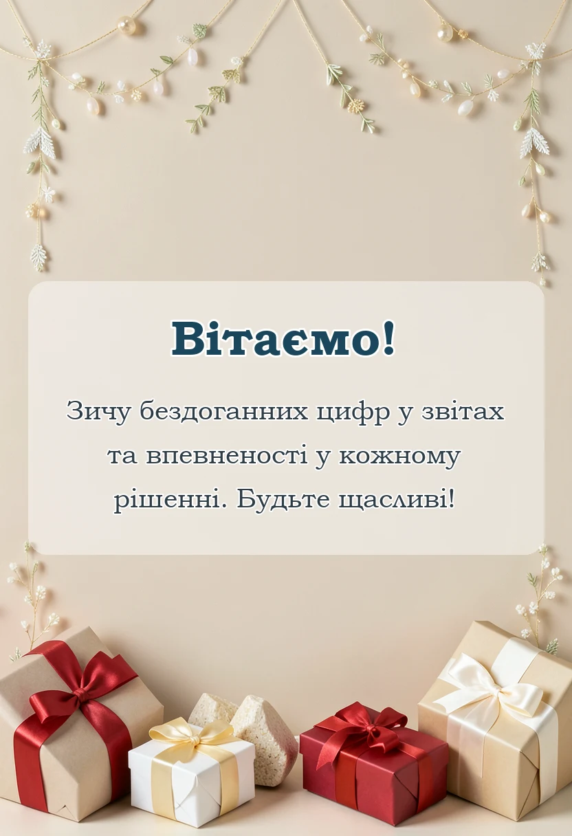 листівка з побажанням - привітання з днем бухгалтера картинки українською