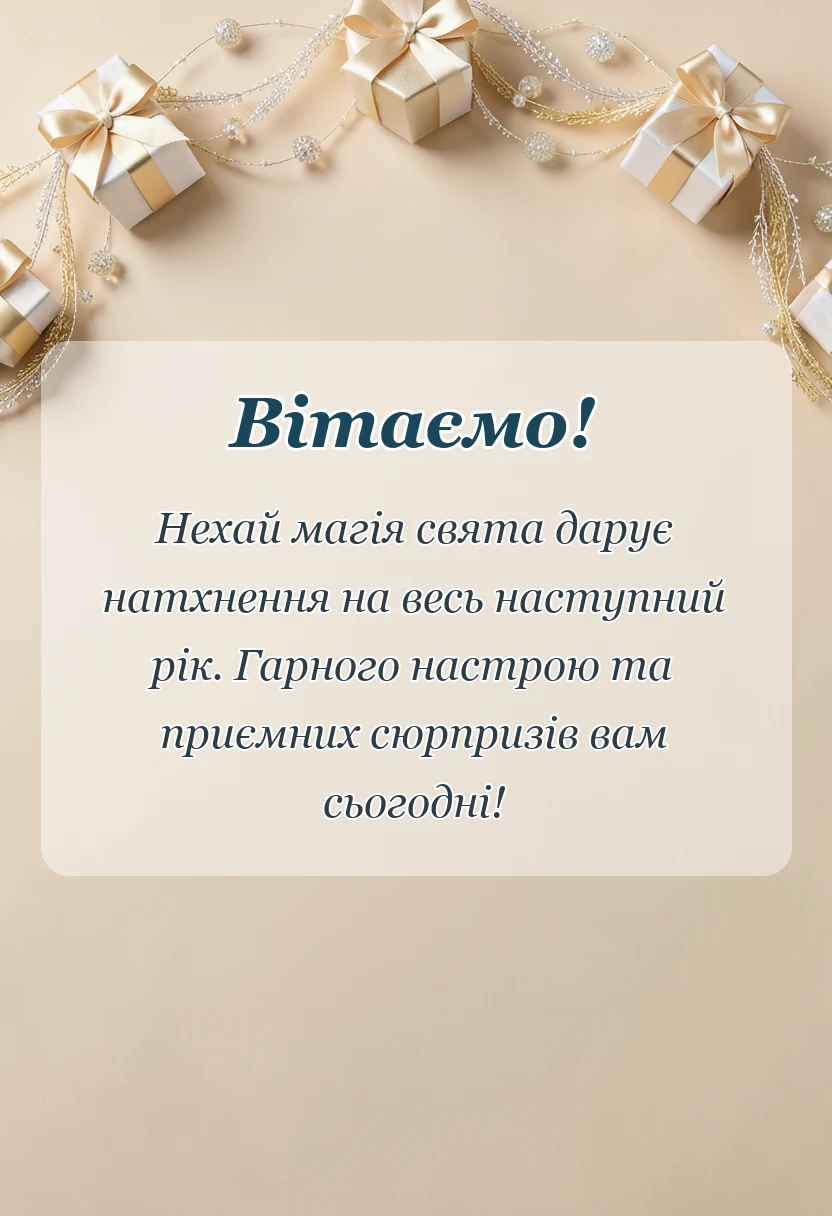 листівка з побажанням - гарні картинки зі старим новим роком