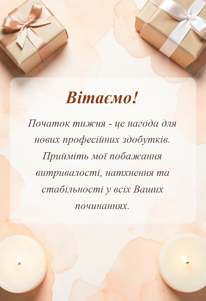 вітальна листівка - картинки гарного понеділка