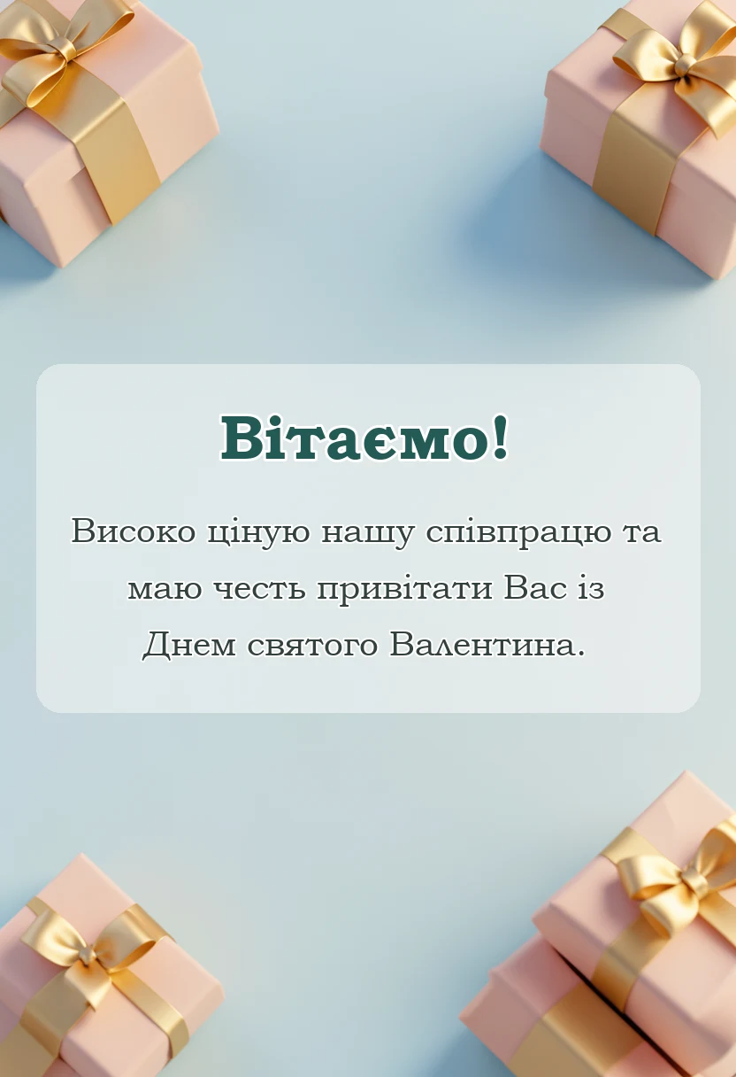 вітальна листівка - картинки привітання з днем валентина