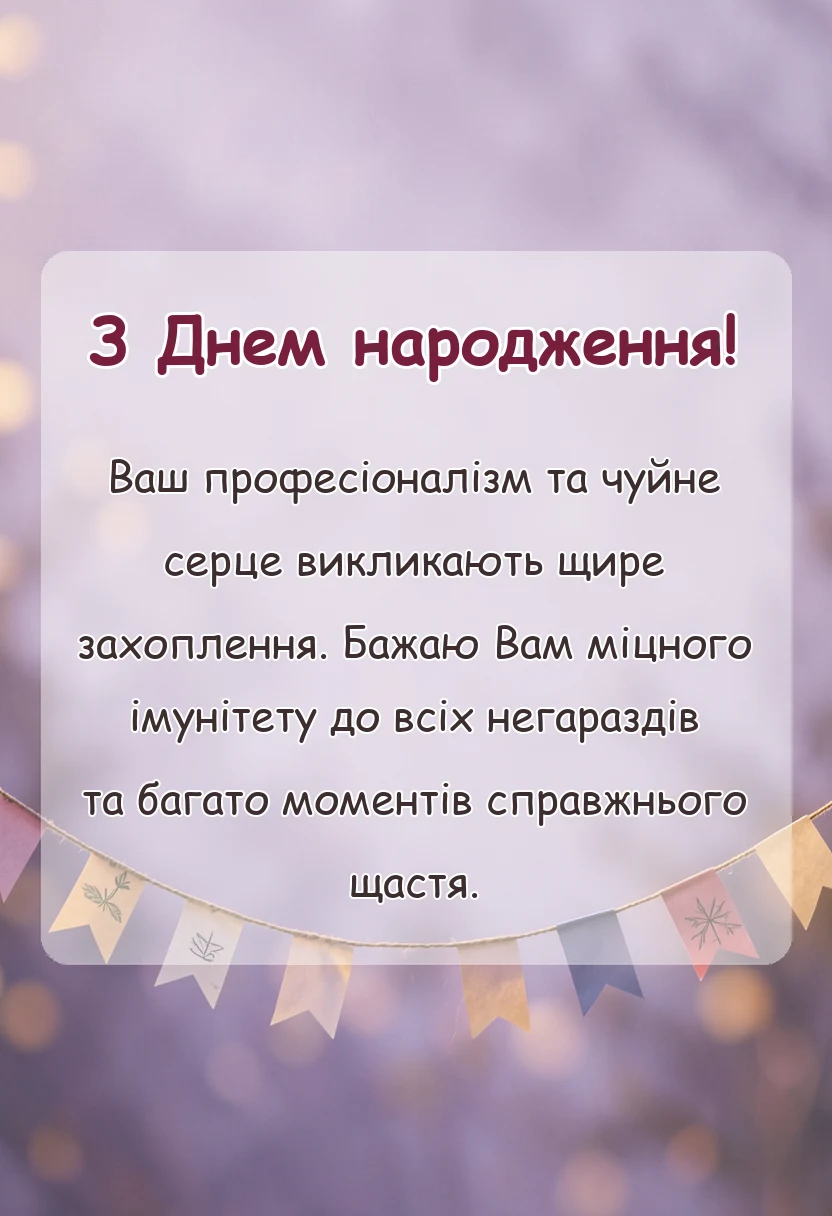 вітальна листівка - вітання з днем народження тітці своїми словами