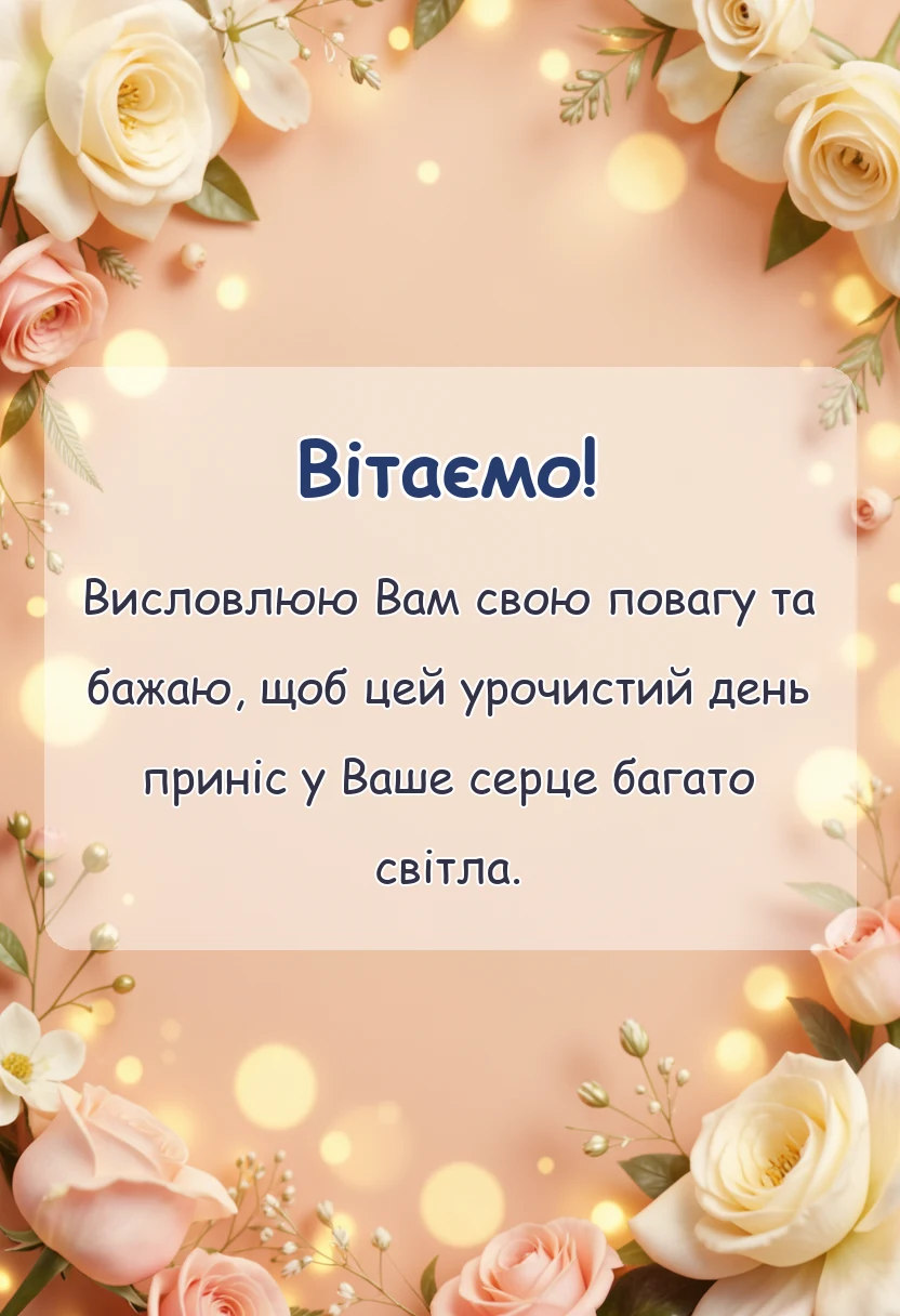 вітальна листівка - привітання з днем матері від дочки