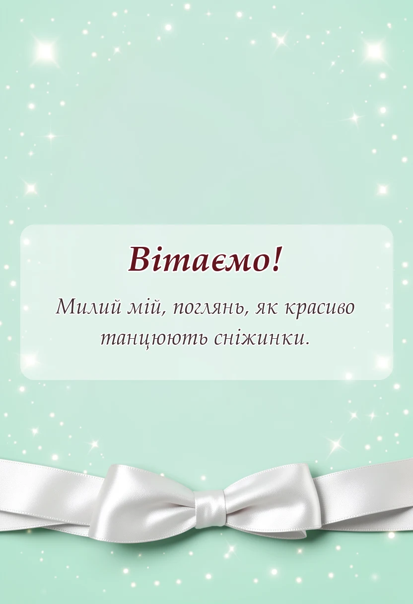 листівка з побажанням - з першим снігом картинки