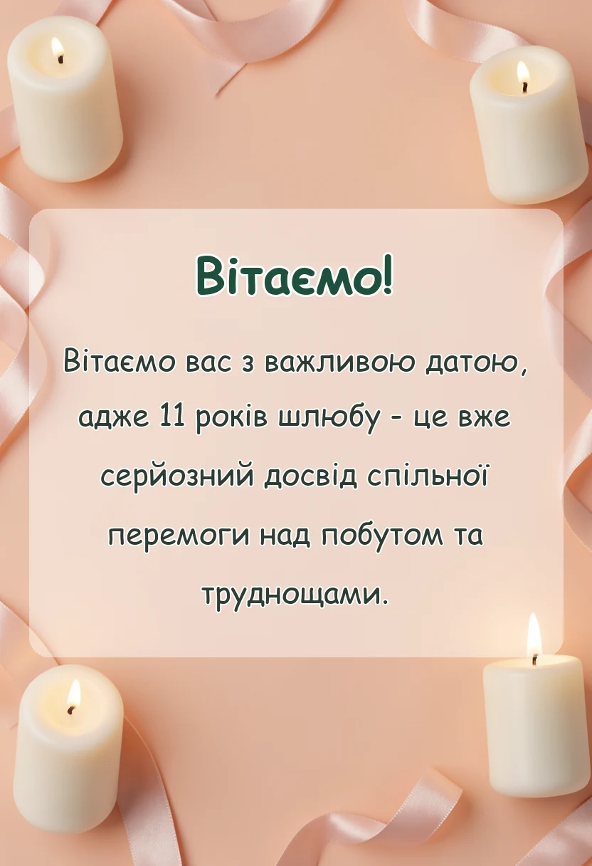 унікальна листівка - картинки з чавунним весіллям