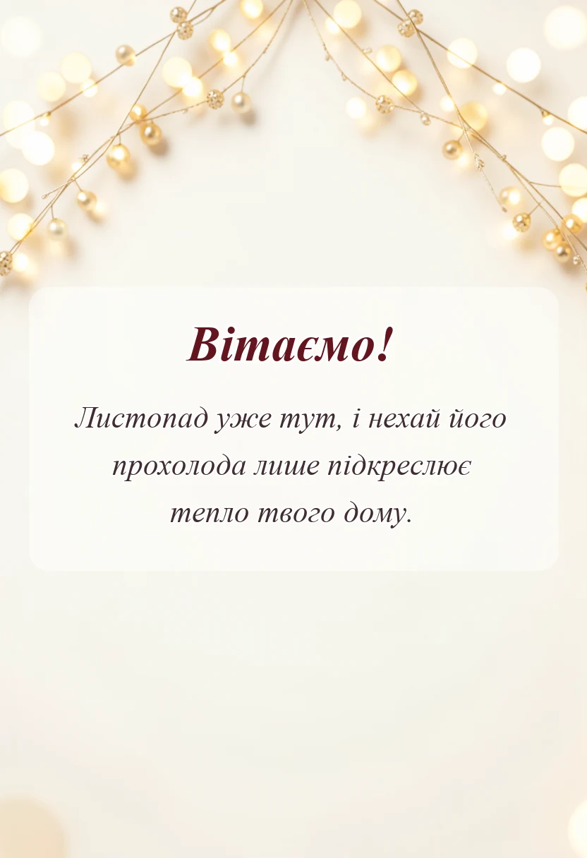 унікальна листівка - привіт листопад картинки