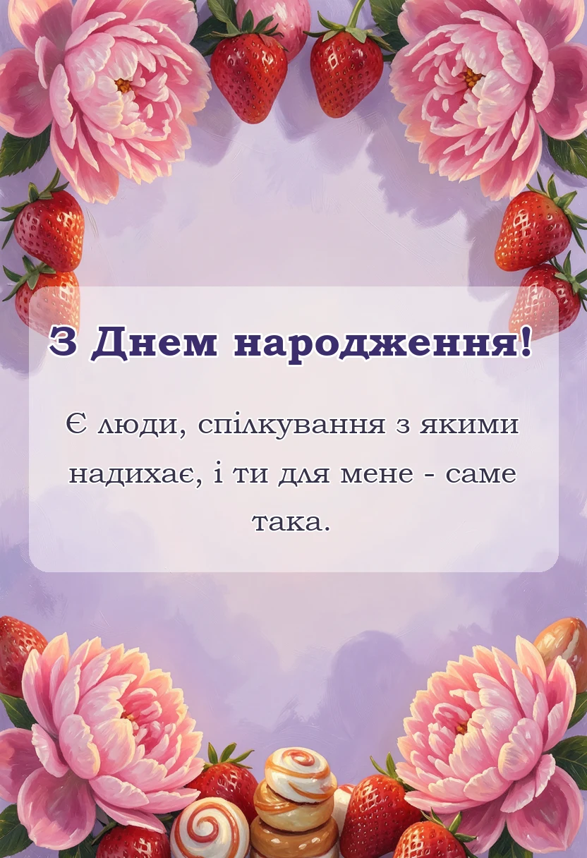 красива листівка: привітання з днем народження даші