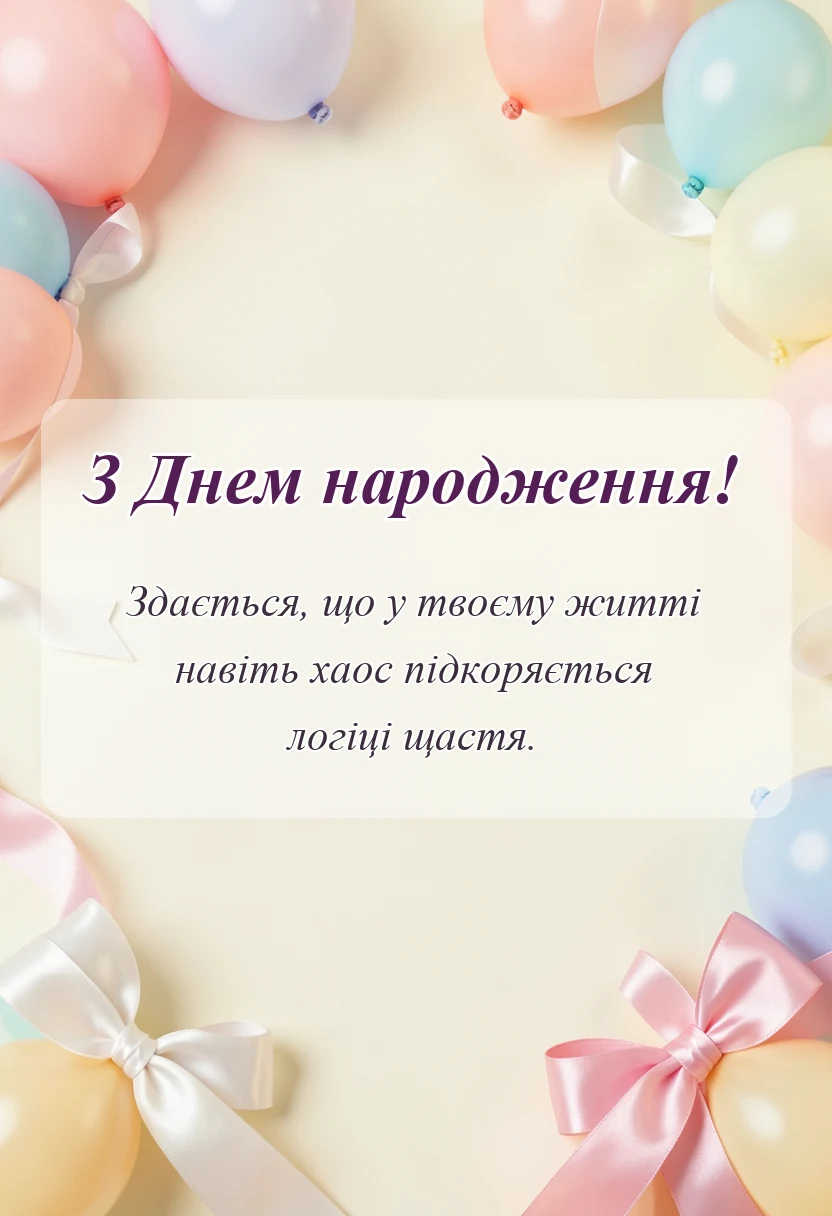 вітальна листівка - математичні привітання з днем народження для вчителя колеги