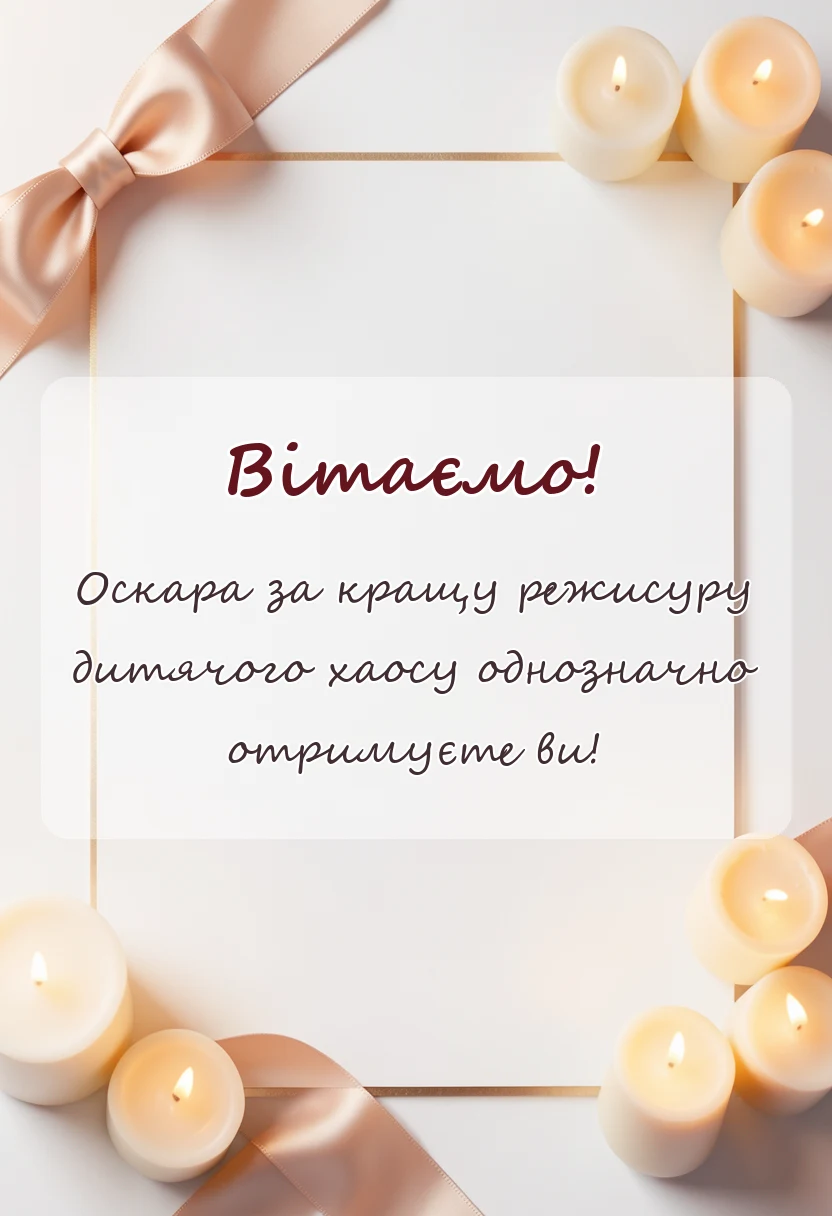 вітальна листівка - подяка вихователям за свято від батьків