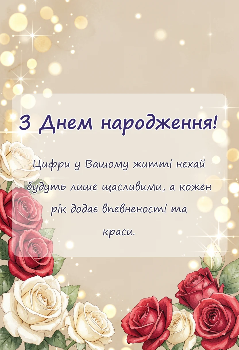 унікальна листівка - математичні привітання з днем народження для вчителя колеги