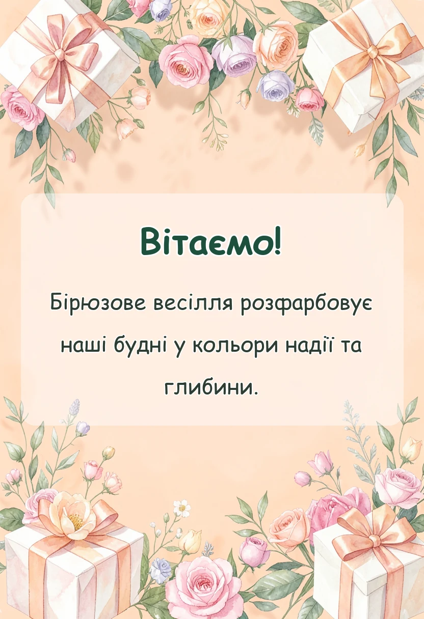святкова картинка: привітання з 18 роками весілля чоловікові