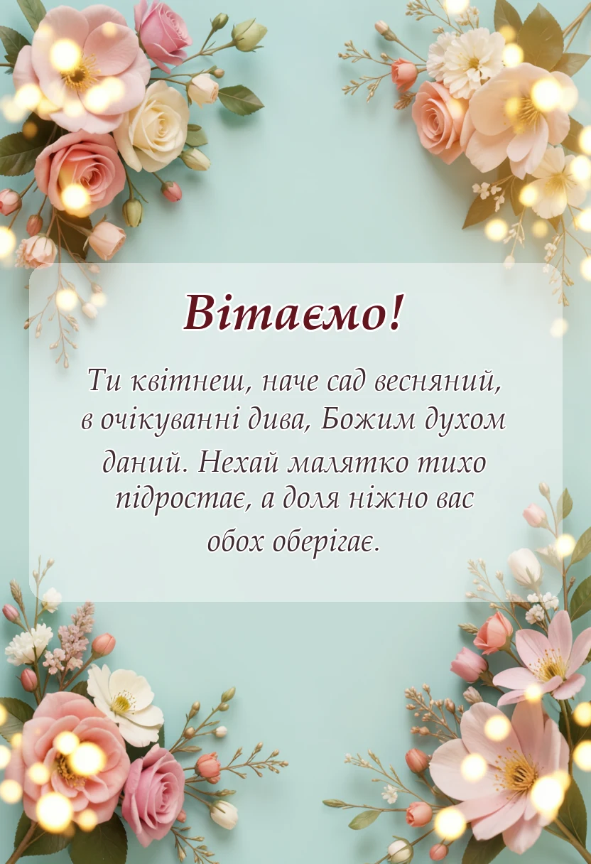 листівка з побажанням - привітання з вагітністю в картинках своїми словами у прозі