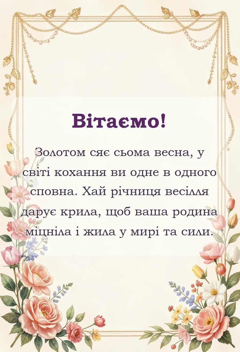 унікальна листівка - привітання з днем весілля картинки