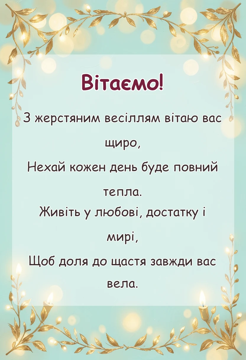 святкова картинка: жерстяне весілля 8 років картинки
