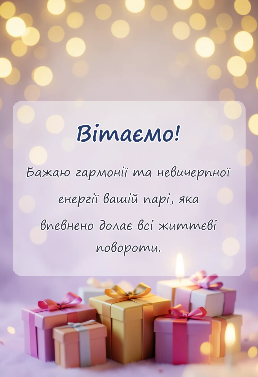 святкова картинка: картинки з чавунним весіллям