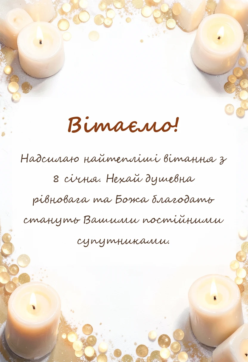 листівка з побажанням - картинки собору пресвятої богородиці 8 січня
