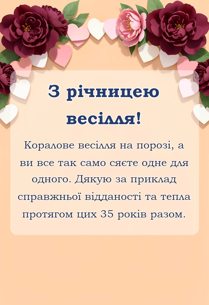 унікальна листівка - коралове весілля картинки