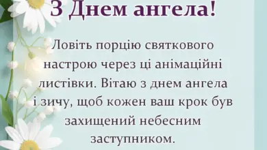 святкова картинка: анімаційні картинки з днем ангела