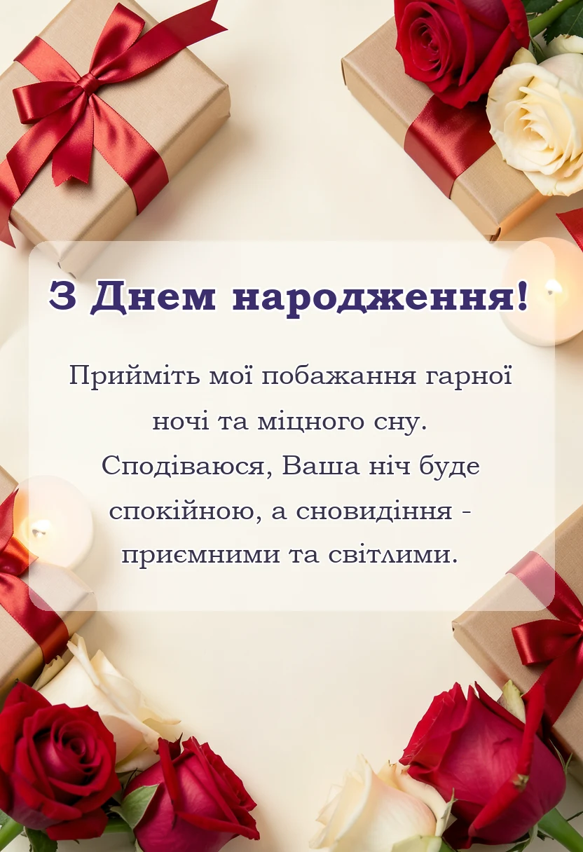 вітальна листівка - на добраніч картинки нові